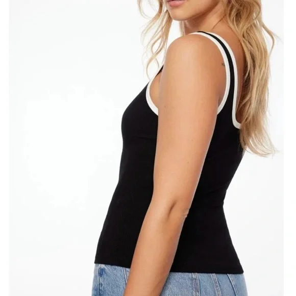 Dynamite - Ribbed Scoop Tank Top - Picture 4 of 4